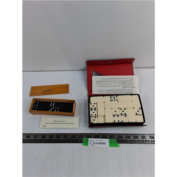 (2) Sets of Dominos (1) Is Partial