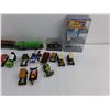 Image 2 : (13) 3″ Toy Vehicles, (2) 4″ Trains, NIB Car Clear Case