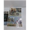 Image 2 : (4) 8.5x11.5″ Promotional Motorcycle Posters, Honda, Suzuki