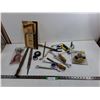 Image 1 : Lot of Various Tools, (2) 12″ Files, (2) Coping Saws, Misc