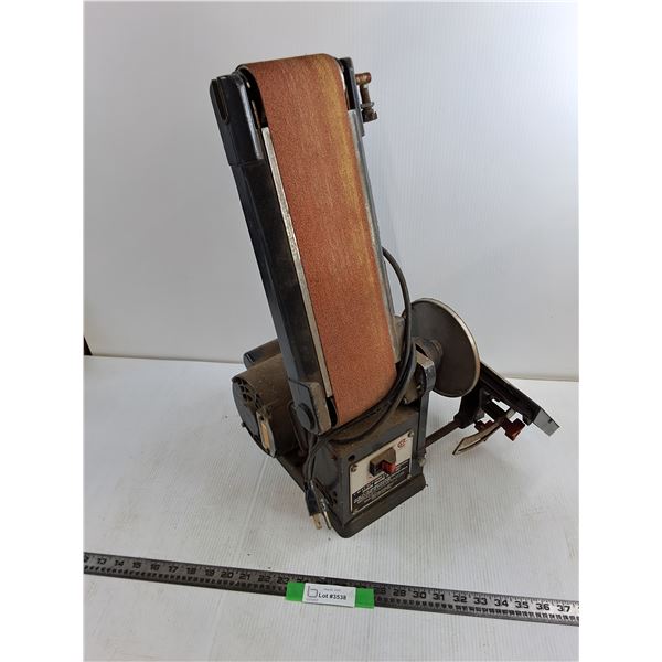 22″ Solidcraft Belt Sander With Disk Sander Works, Cannot ship