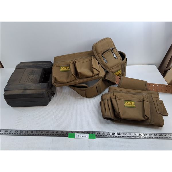 32″ AWP Work Belt With Pouches, Empty Power Max Case