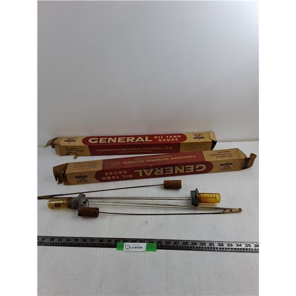 (2) General Oil Tank Gauges Damaged