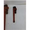 Image 3 : (2) Ridgid Adjustable Wrenches up to 24″