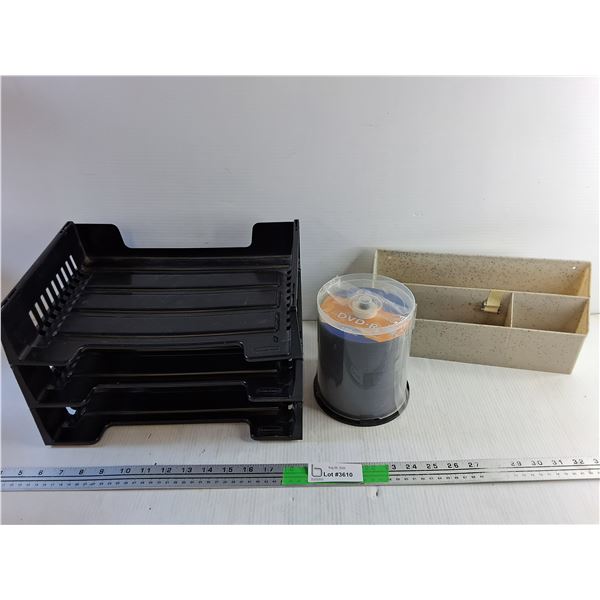 File and Office Supplies Organizers and DVD R Discs - New