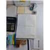 Image 7 : Pens, Calculator, Statement Forms, Scissors,  Envelopes, Paper Clips and Misc