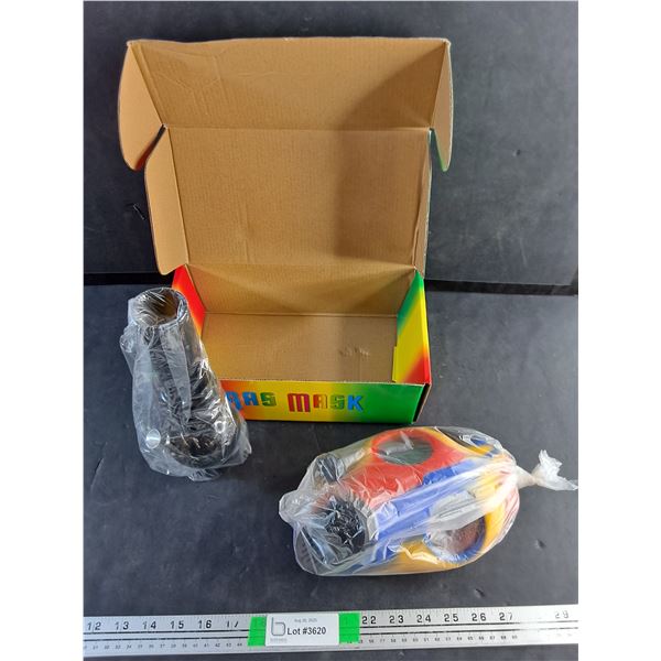 Gas Mask & Bong Kit - New