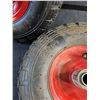 Image 3 : (2)  Pneumatic Wheels - 4.10/3.50 - 5