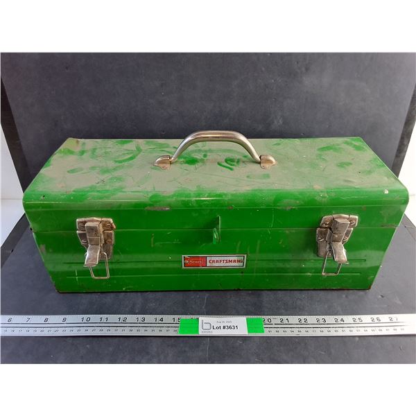 Sears Craftsman Metal Tool Box 19" x 7" x 7"