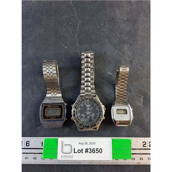 Quartz and Digital Watches - As Is