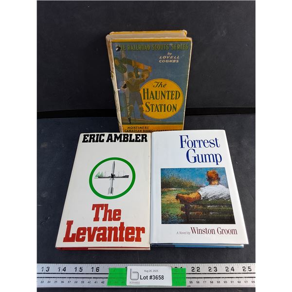 (3) Books - Eric Ambler, Winston Groom and Lovell Coombs