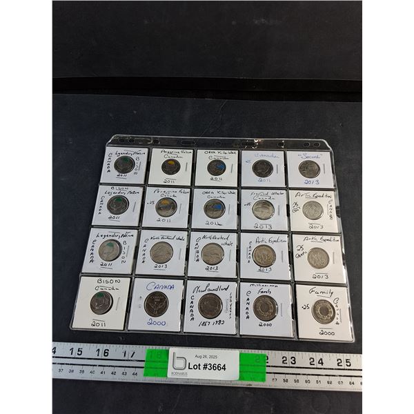 Various Canadian Collectors Coins