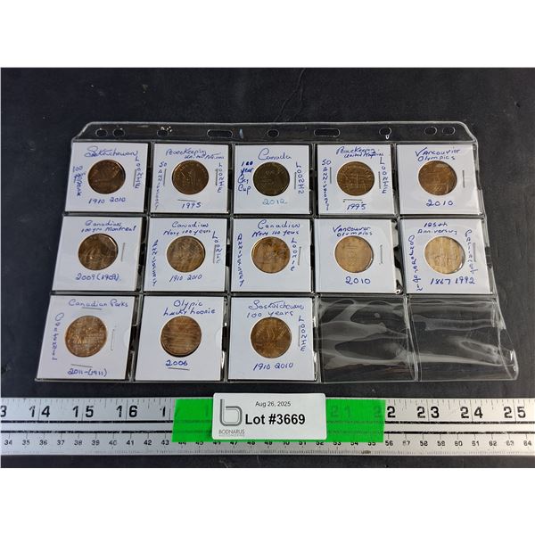 Various Canadian Collectors Coins