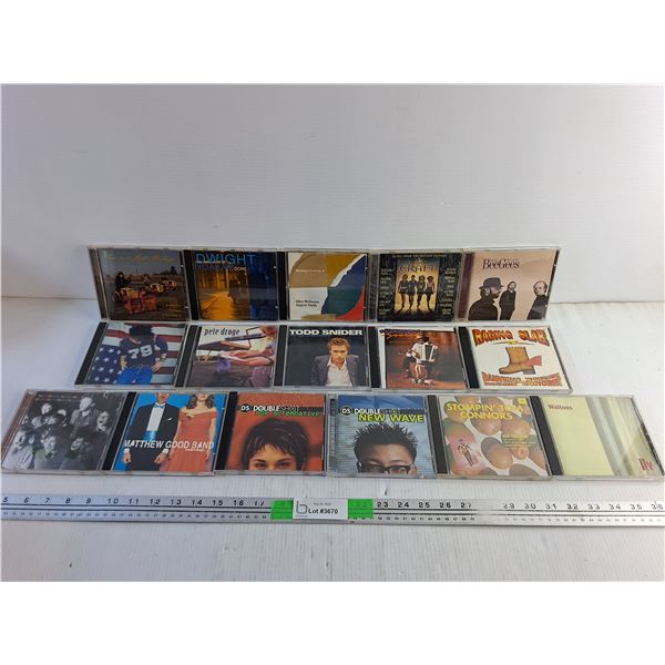 (16) Various Audio CDs - Todd Snider, Rainbow Butt Monkeys and Double Shot