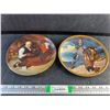 Image 1 : (2)  Decorative Ceramic Plates by Norman Rockwell