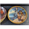 Image 3 : (2)  Decorative Ceramic Plates by Norman Rockwell