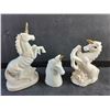 Image 2 : Ceramic Unicorn Statues and Unicorn Head Ceramic Bell
