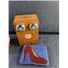 Image 2 : Ceramic & Wooden Coin Banks, Beaded Coin Wallet