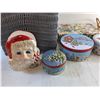 Image 2 : Various Storage Boxes, Santa Claus Napkin Holder, Fruit Bowl & Basket
