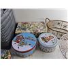 Image 3 : Various Storage Boxes, Santa Claus Napkin Holder, Fruit Bowl & Basket
