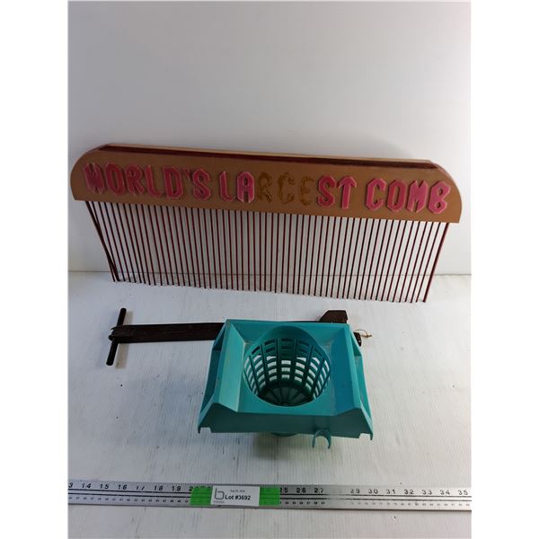 Mop Wringer, World's Largest Comb