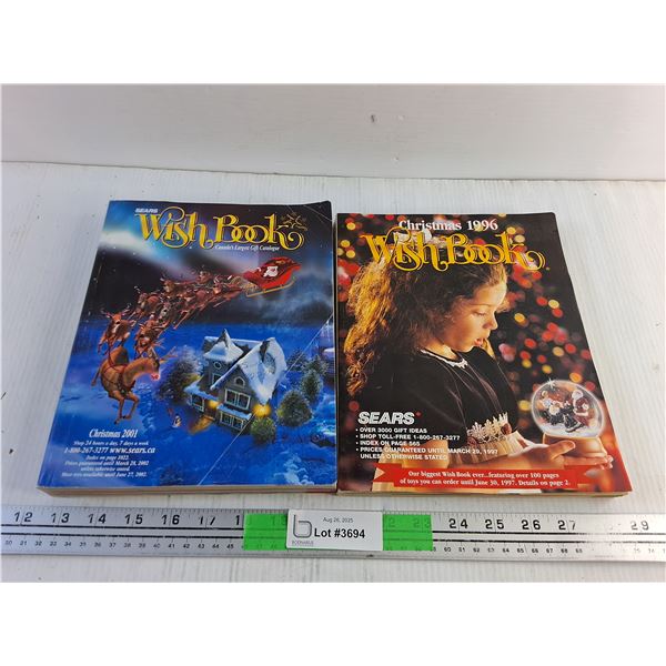 (2) Christmas Wish Books