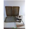 Image 1 : Baking Trays 19" x 12", 10" Cooking Pot with Lid