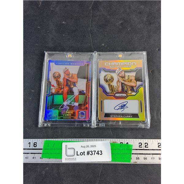 Timeless Moments & Champion Signatures Stephen Curry Trading Cards - Authenticity Not Guaranteed