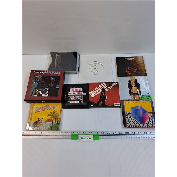 (8) CDs: Britney Spear, The Cool Kids, Best Coast, The Strokes, Misc & Feral Children 45 Record, Cd 