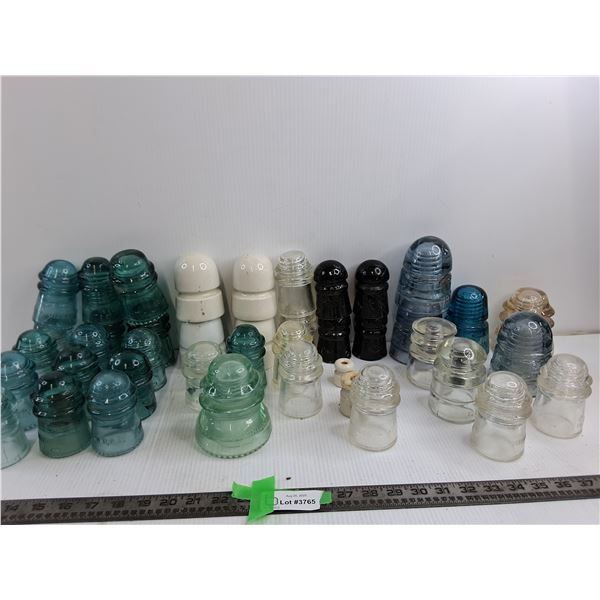 Glass Insulator Lot  -  PICK UP