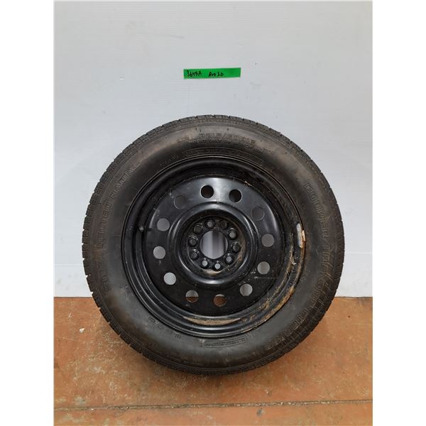 ** 215/60R16 Tire on a Steel Rim - PICK UP