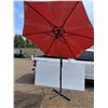 Image 1 : ** Collapsible 8' Side Mount Sun Shade - Umbrella is Faded but Operational -Pickup Only