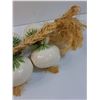 Image 2 : Ceramic Home Decor Garlic Garland Vine - 24" Long