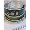 Image 2 : (10) Cake Baking Pans - Ranging from: 6.5" - 12.5"