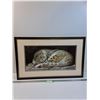 Image 1 : Snow Leopard Print in Frame by Robert Bateman - 19" x 31"