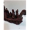 Image 3 : Asian Dragon Boat Figurine - 9" x 5.5" & Bull Worship Figurine - 9" x 4"