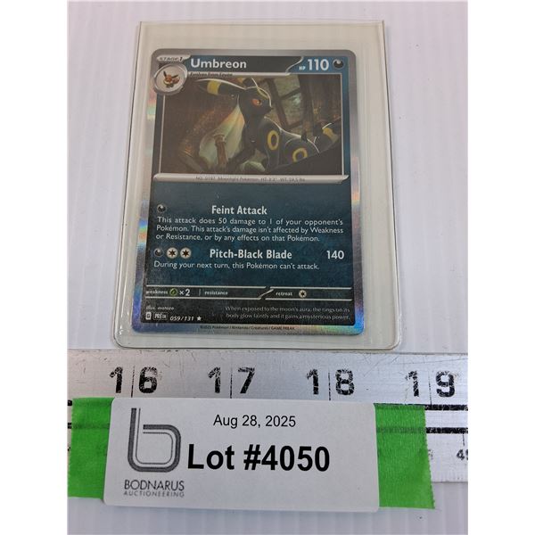 Umbreon Pokemon 2025 Edition - CANNOT GUARANTEE AUTHENTICATION