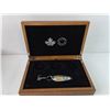 Image 8 : (2) Display Cases With Glass Dish - Canadian Mint Fish Hook, Missing Contents
