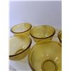 Image 3 : Lot of (6) Yellow Glass Bowls