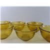 Image 5 : Lot of (6) Yellow Glass Bowls