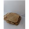 Image 3 : Woven Hot Plate Mats, Cork Hot Plates, Wood Bowls/Baskets