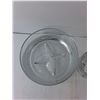 Image 2 : (2) Star Shaped Glass Bowls up to 9″