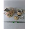 Image 1 : Metal Coffee Set, 9″ Metal Kettle, Metal Coffee Strainer