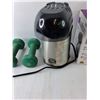 Image 2 : Salton Popcorn Popper as-Is, (2) 5lb Dumbells