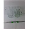 Image 1 : (2) 9″ Tall Glass Pitchers