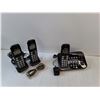 Image 2 : Panasonic Cordless Answering Phone System (3) Phones, As Is