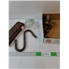 Image 1 : Small Wheels, Grape Wine Glass, S Hook, Misc Lot