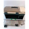 Image 1 : Deluxe Size Tackle Box With Below Compartments, Missing Organizers