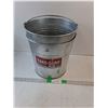 Image 1 : (2) Galvanized Steel Canadian Buckets 13 Quart