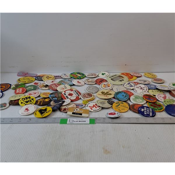 (50) Variety Of Pin-back Badges
